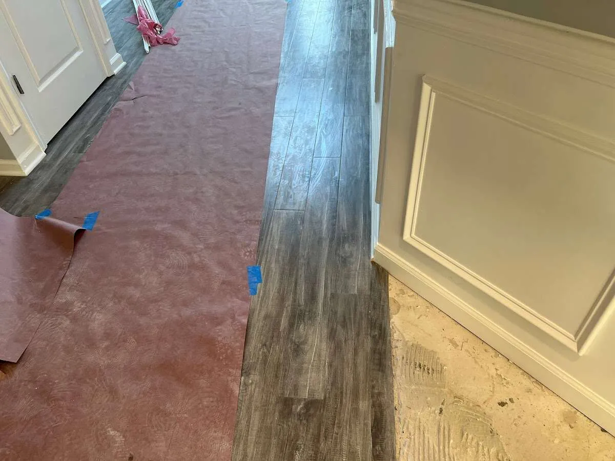 Completed marble shower restoration in Herrin